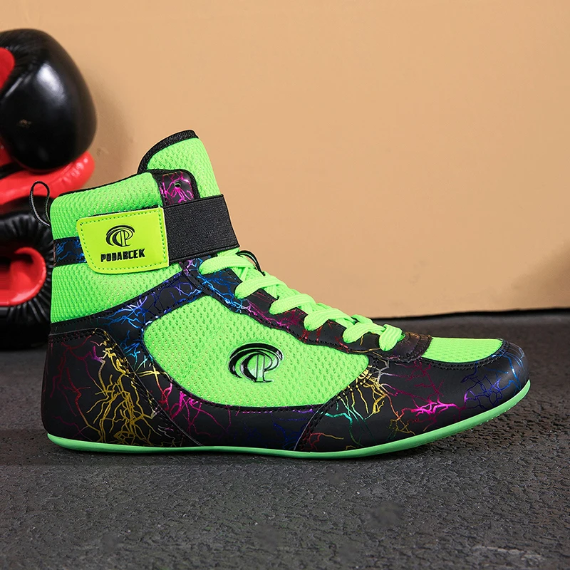 Classic Brand Comfortable Breath Boxing Fighting Boot Hot Sale Wrestling Sneaker Unisex Anti Slip Competition Sport Boxing Shoe