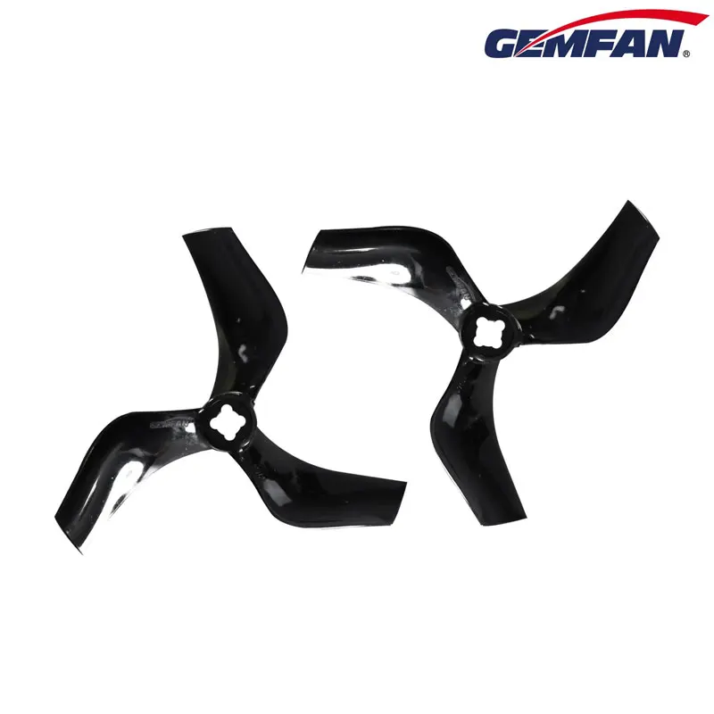 Qianfeng D75 three inch forward and reverse propeller ducted propeller double hole position 5MM crossing aircraft model 75mm