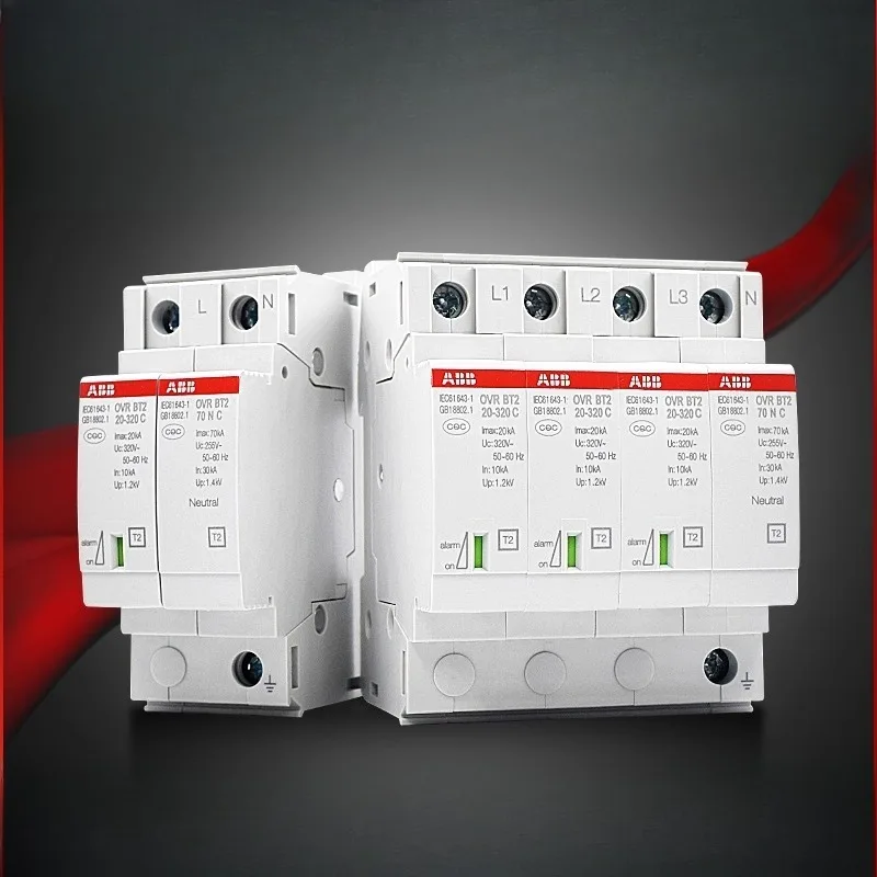 The parts are suitable for ABB surge lightning protection OVR T2 QS series, original and genuine.