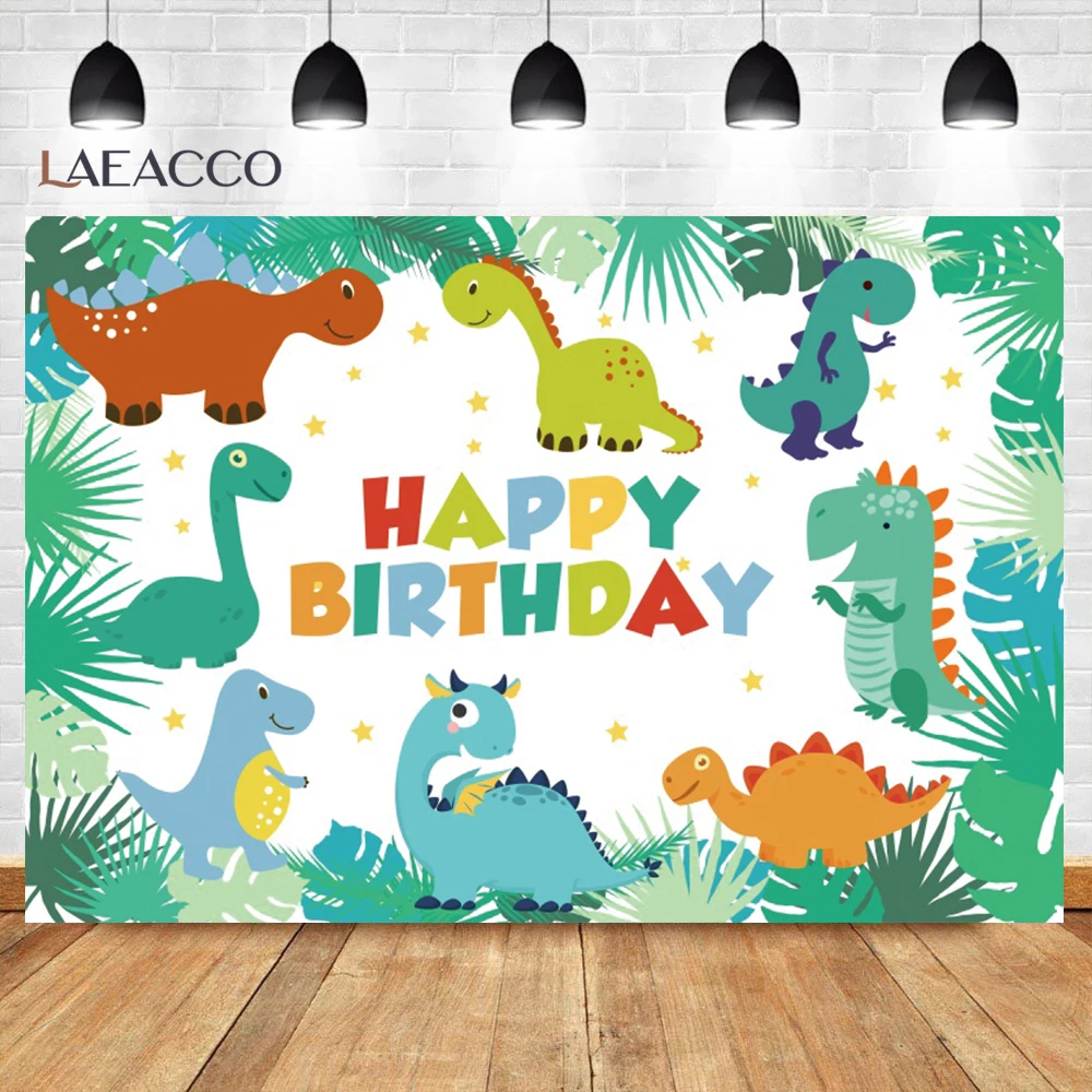 Tropical Jungle Party Forest  Animals Dinosaur Safari Photography Background Birthday Baby Shower Newborn Backdrops Photophone