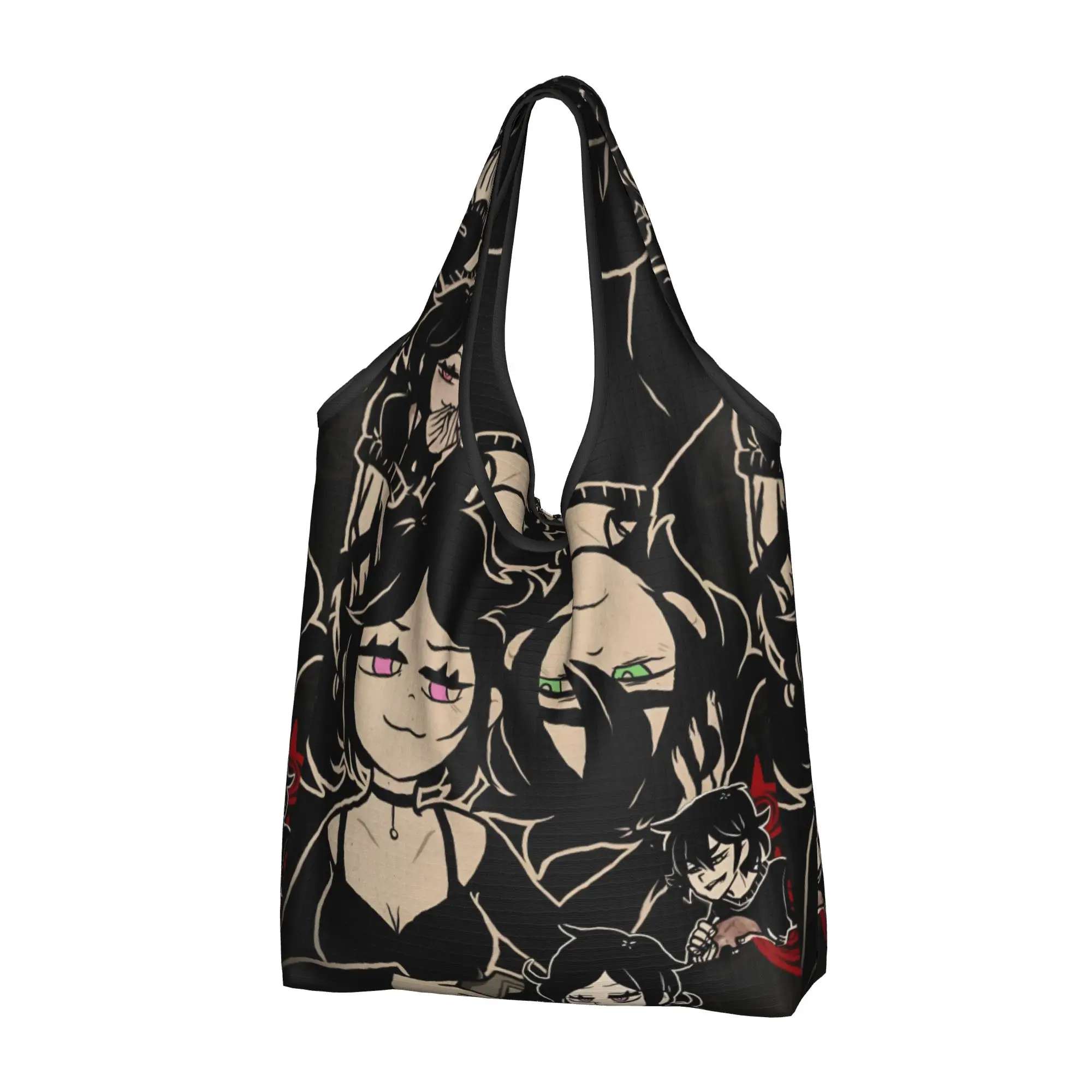 Anime A-Andys L-Leyleys Love Groceries Shopping Bag Cute Shopper Tote Shoulder Bags Large Capacity Portable Japan Handbag