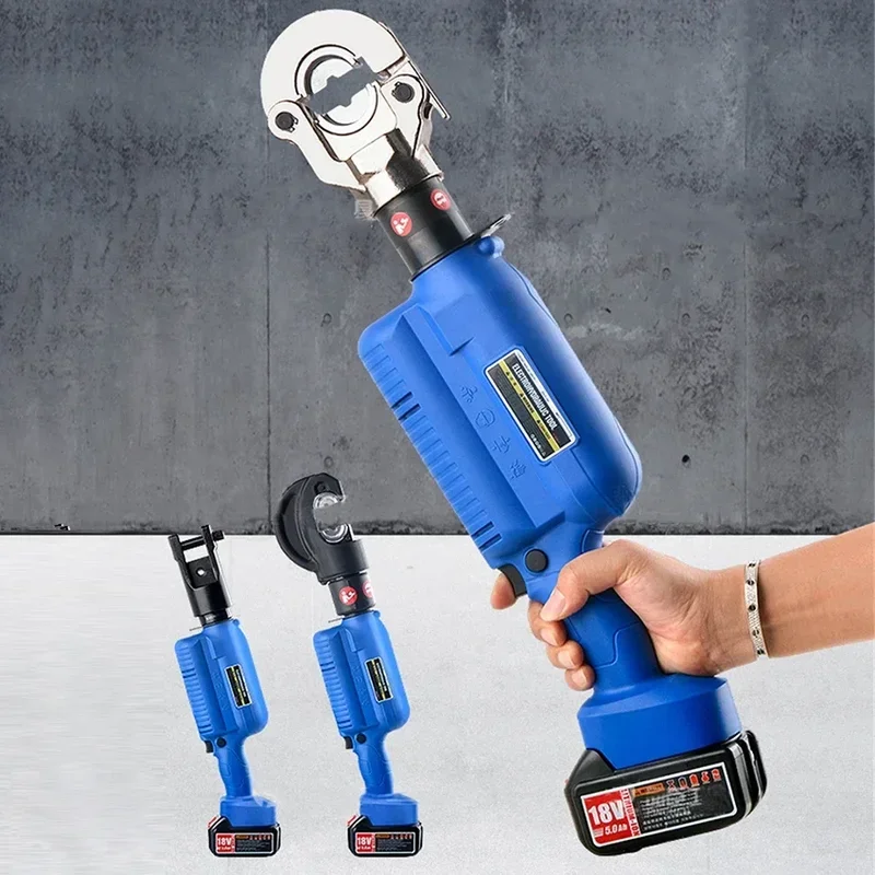 EA-300H/300/400 Rechargeable Electric Hydraulic 18V/4.0Ah Lithium Battery Copper Aluminum Terminal Cable Crimping Pliers