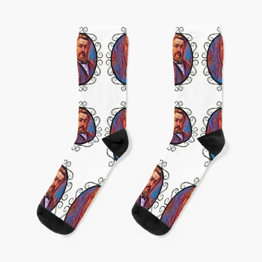 

Charles Spurgeon Socks man sports stockings with print Man Socks Women's