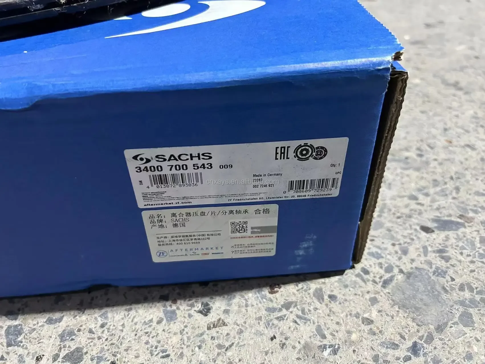 طقم القابض الأصلي 430 مم 3400700543 SACH 3400 700 543 لـ ACTROS MP4