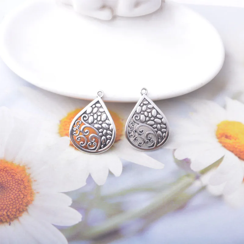 10 Stück Boho Zinklegierung Goldene Ohrringe mit Strass-Anhängern und Imitationsperlen, Runde Blumen-Sonnenblumen-Anhänger für DIY Damenohrringe – Detail 15