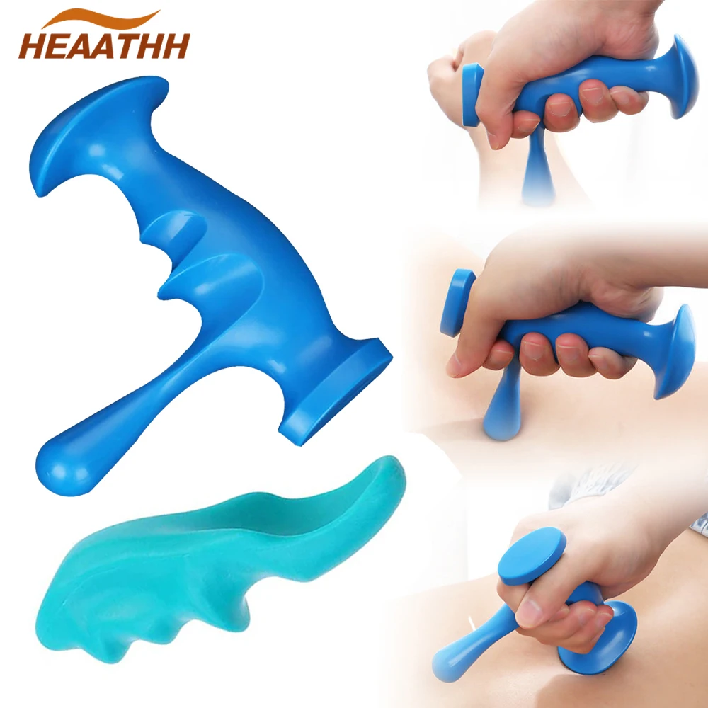 

T-shaped Massager Thumb Finger Pressure Manual Physiotherapy Tools Full Body Deep Tissue Relaxt Pain Relief Press Trigger Point