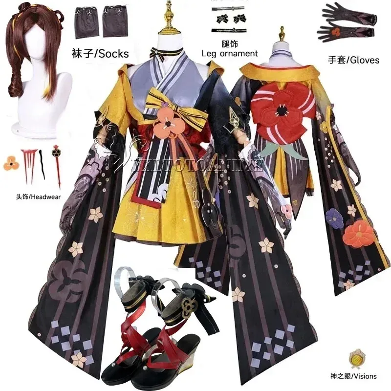 

Chiori Cosplay Game Genshin impact Chiori Cosplay Costume Dress Wig Fontaine Dressmaker Anime Role Play Carnival shoes