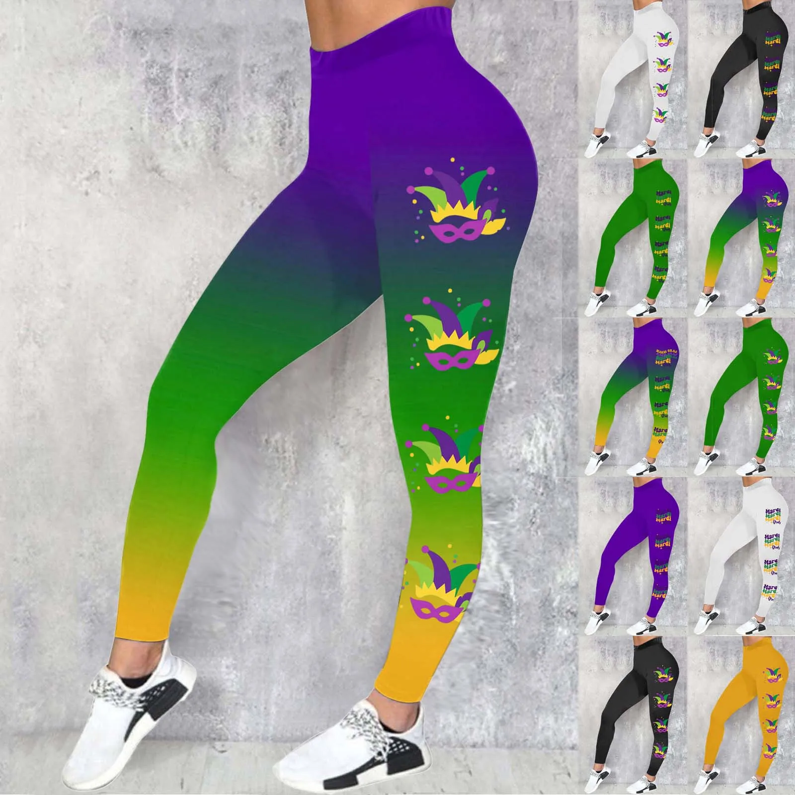 

Women Casual Sports Yoga Pants Colorful Printed Fashion Leggings Work Leggings Leggings Women Print