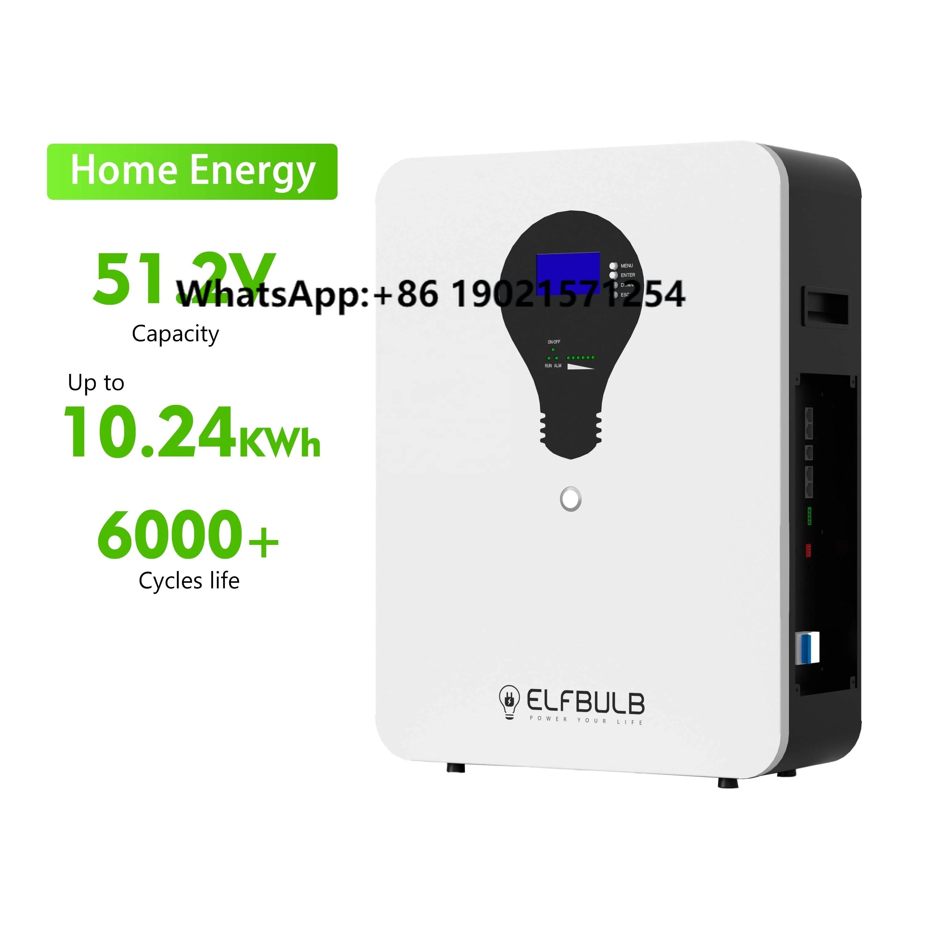 

Battery Lithium Lifepo4 48v 51.2V 100ah 16S1P Deep Cycles Solar Energy Storage System Power Pack 5KWH 10KWH Powerwall Battery