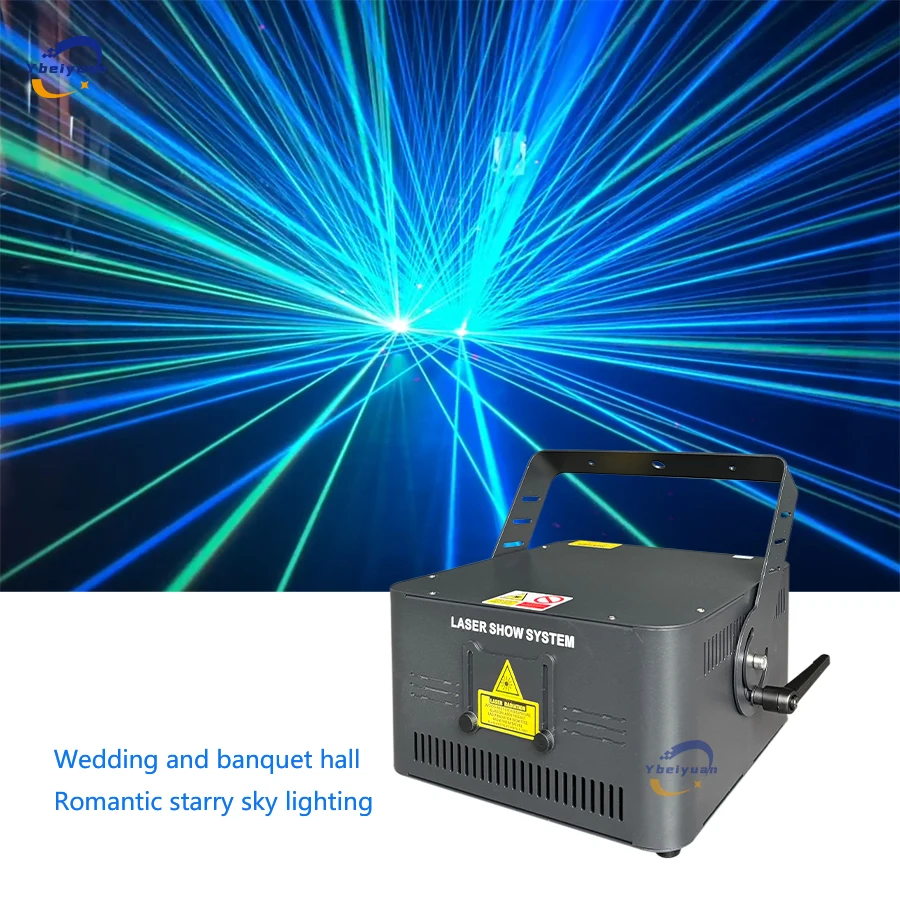 2 واط 3 واط كامل اللون السماء المرصعة بالنجوم ضوء الليزر DMX512 مناسبة ل DJ ديسكو KTV الموسيقى بار قاعة الولائم المسرح المنزلي وغيرها من الأماكن الداخلية