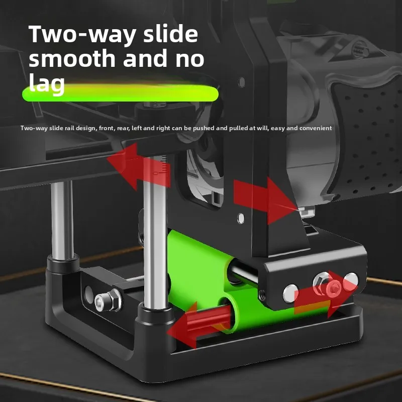 Mortise Jig Woodworking Slotting Locator Compact Router Attachment Router Edge Guide Trimming Machine Hand Tool JJ393