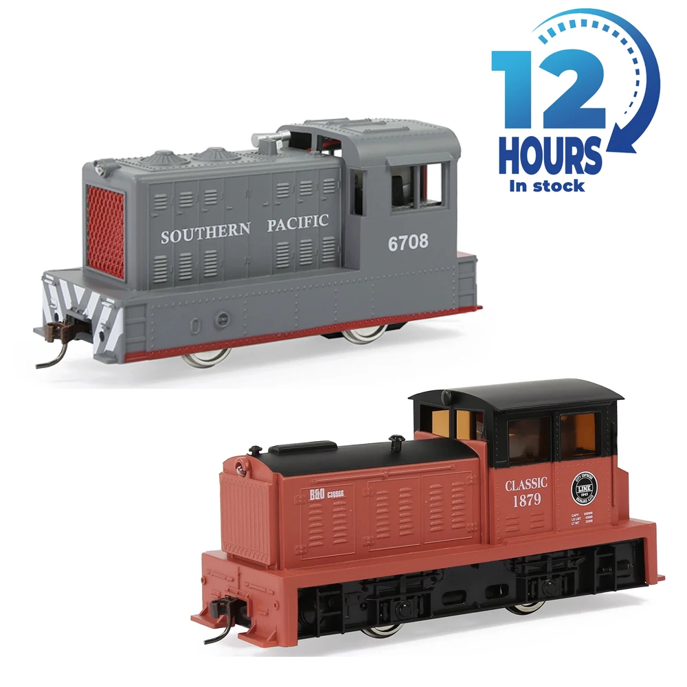 

HO Type 1/87 Toy Train Powered Diesel Locomotive 96050/96000 Gray/red Two Options Collection Ornaments Boy Toy Gift