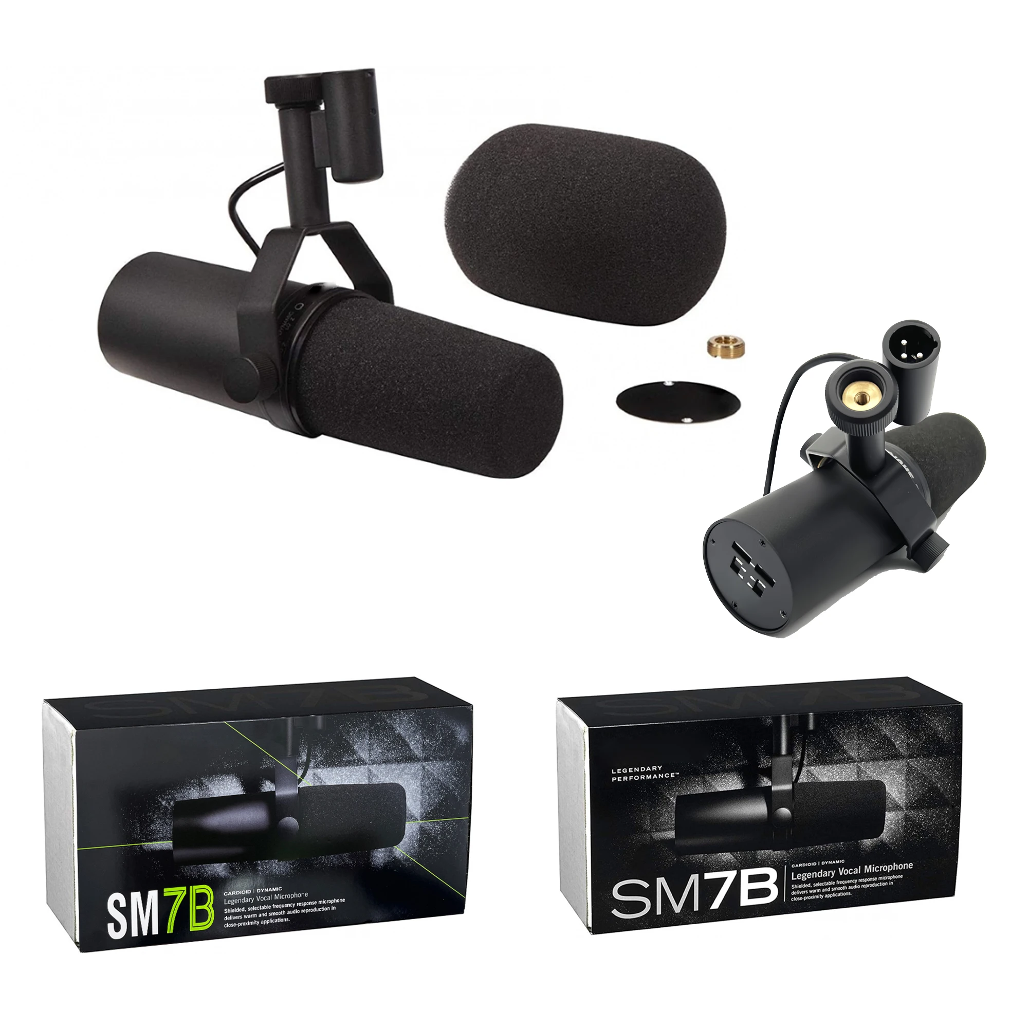 

2024 SM 7B SM7B professional reporter interview singing wired usb condenser recording wired condenser microphone kit