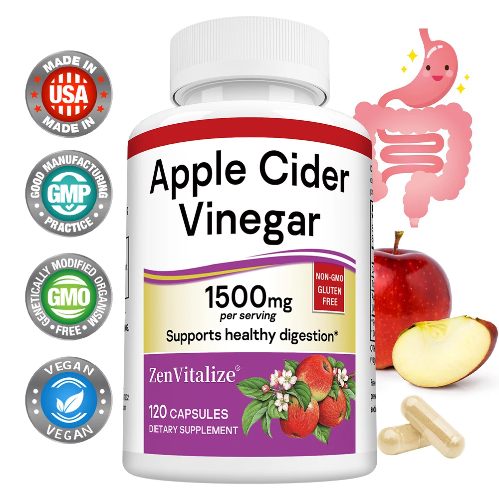 Apple Cider Vinegar - Healthy Weight Management, Provides Detoxification, Promotes Digestive Health, and Improves Energy Levels