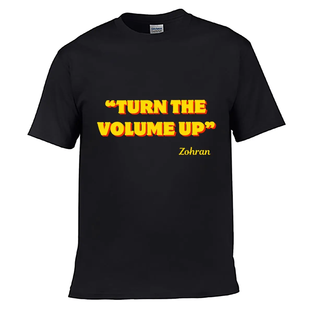 Turn The Volume Up Zohran Loose Casual Tee