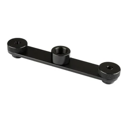 CAMVATE Double Microphone Mounts Bracket T-bar Mic Mount of 1/4