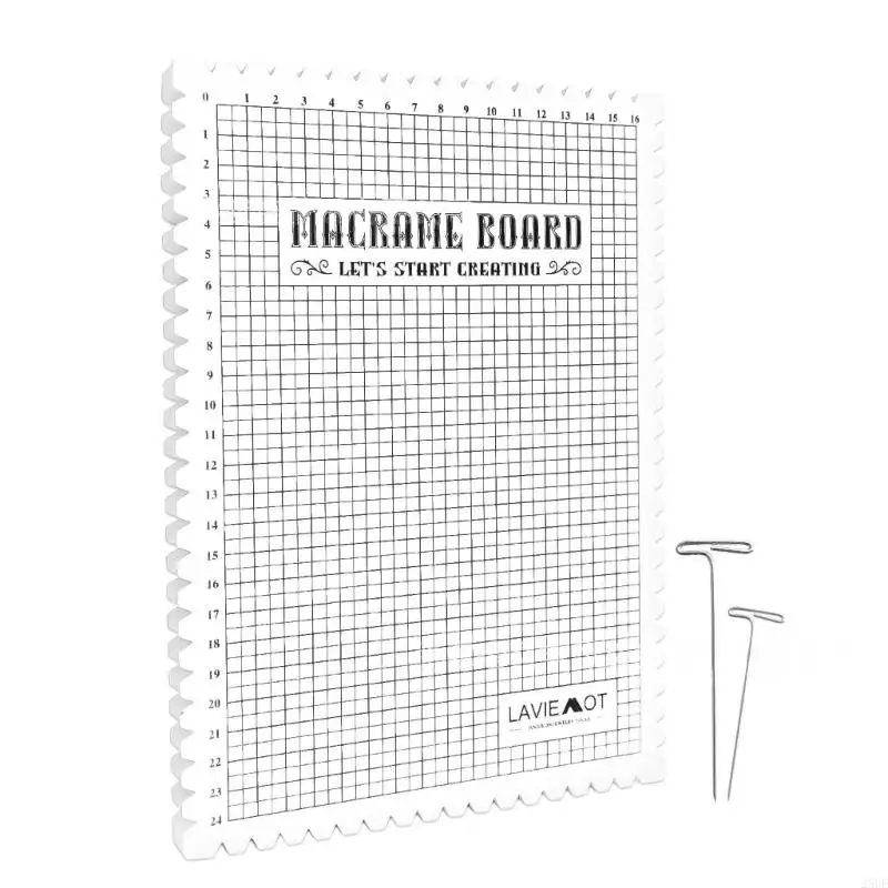 Macrames Board Grided Mat 8x11 Braiding Jewelry Making Hand Creaming Project DIY Bracelet Knotting Crochet