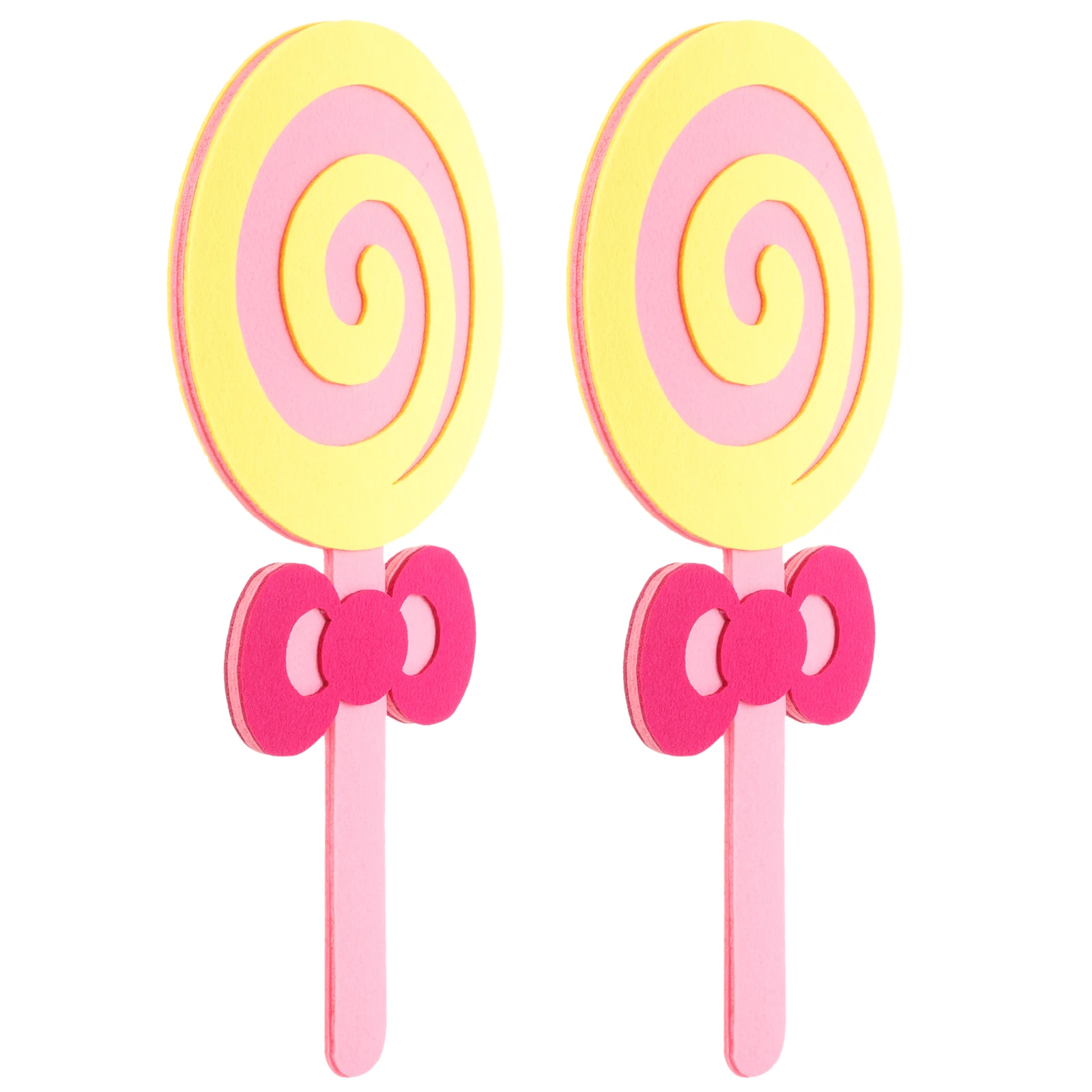 

2pcs Lollipop Prop Simulation Lollipop Photo Prop For Photography Kids Party Wedding Decoration Fake Food Adornment Theme Photo