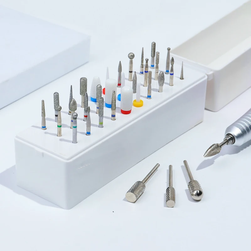 30 فتحة فرشاة ملف أظافر ، فرشاة حامل حاوية مانيكير ، إكسسوارات الأظافر #5