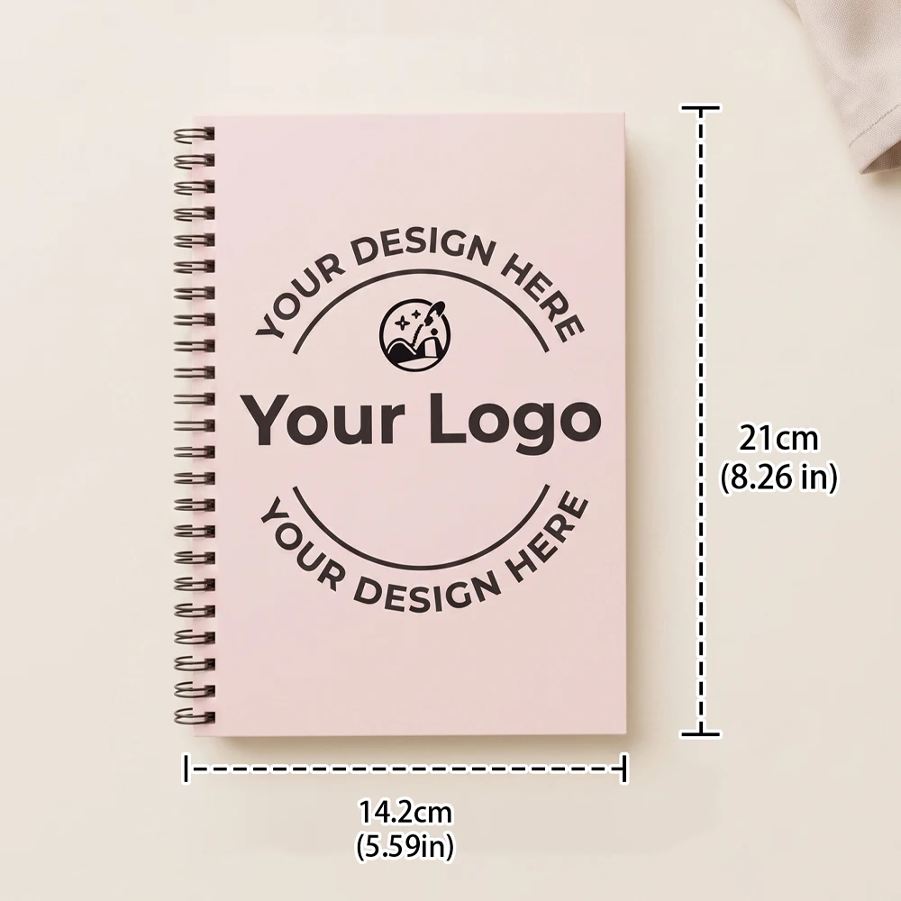 Custom Logo Journal, Personalized Business Notebook Gift