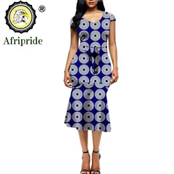 2026African dresses for women casual short sleeve Design Bazin print party boho dress women robe vestidos S1925005