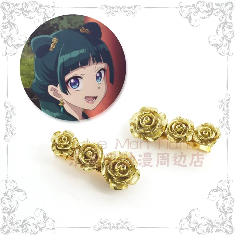 Anime Apothecary Diary women Maomao cosplay necklace hairpins earrrings hair decorations costumes