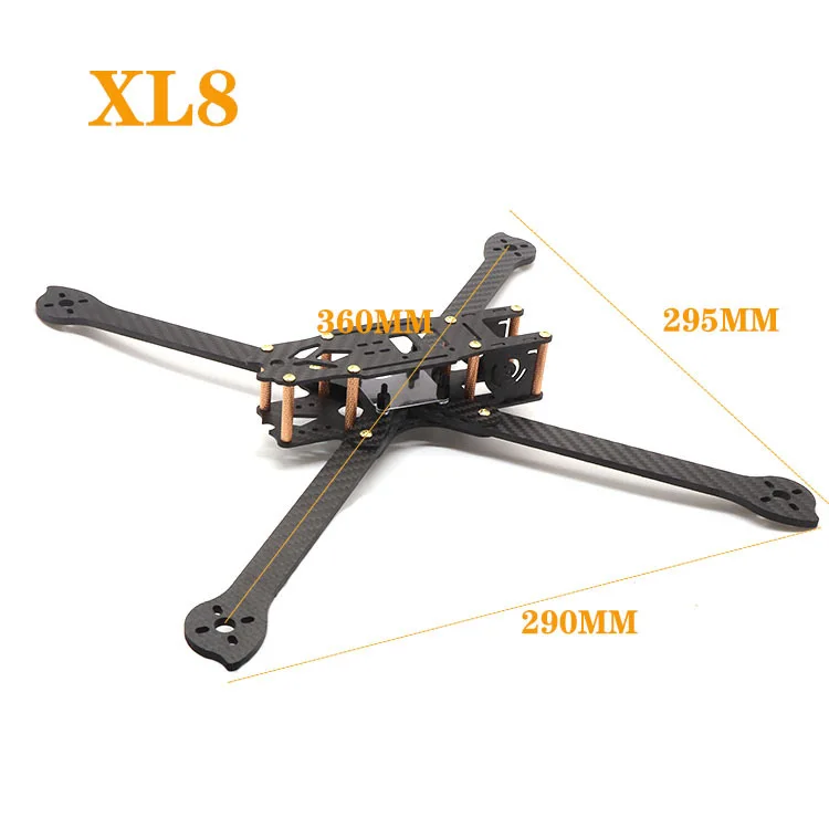 HSKRC Drone Quadcopter Frame XL5 XL6 XL7 XL8 XL9 3K Carbon Fiber FPV Frame KIT TrueX 5/6/7/8/9 Inch With TPU KITS For FPV Racing