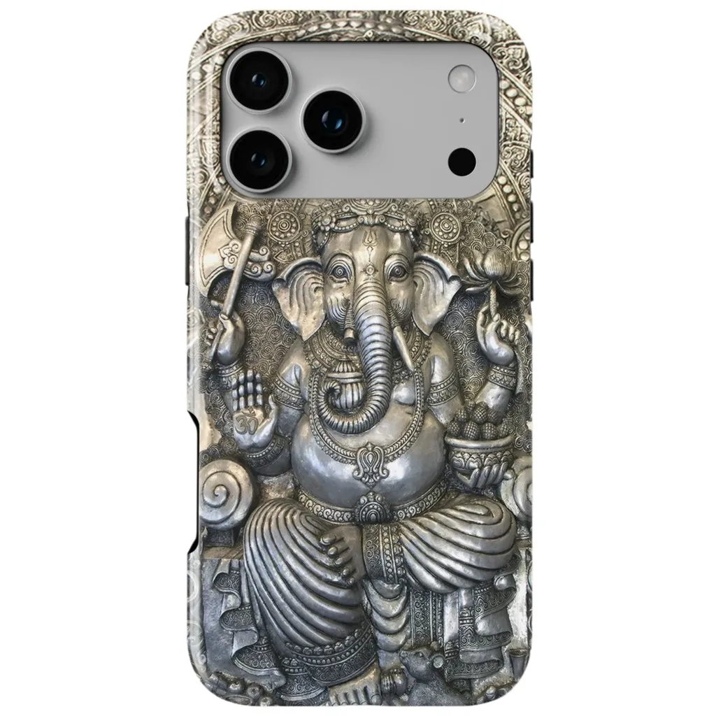 Retro Elephant Texture Case for iPhone 17 Pro Max 16 Pro, Full Body Protection, Double Layer Shockproof