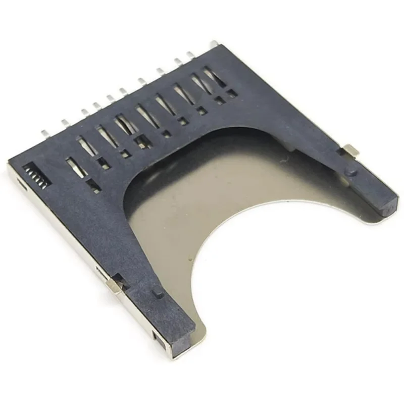 2pcs 10Pin SD Card Connector jack 2 in 1 Card Slot Self Push Pop-up PUSH jack