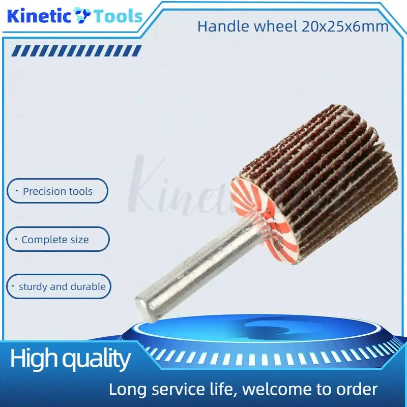 1pcs 20mm Sanding Flap Wheel Disc Abrasive Grinding Wheel Sandpaper 6mm Shank Polishing Flap Wheel Disc Abrasive Tool