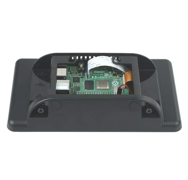 Waveshare Display touch capacitivo da 7 pollici per Raspberry Pi, con custodia protettiva e fotocamera frontale da 5 MP, 800×480, DSI