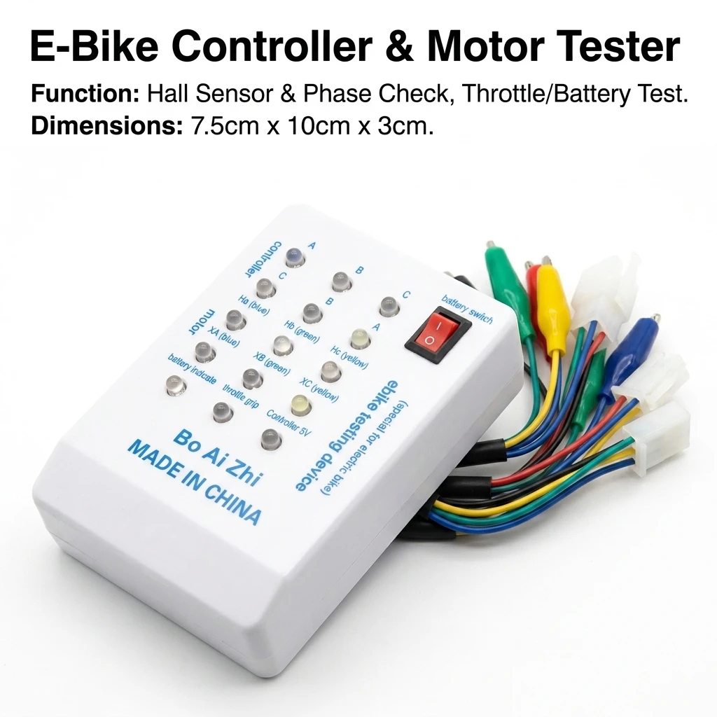 Brushless Motor Tester for Electro Car E-Bike Scooter - Controller Tester Tool