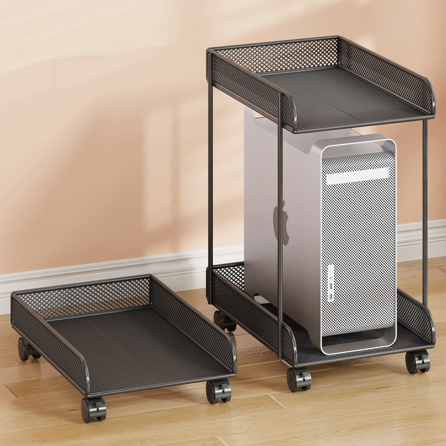 portable-host-cage-base-stand-with-wheels-for-desktop-computer-office-use-movable-computer-case-under-tray-storage-rack