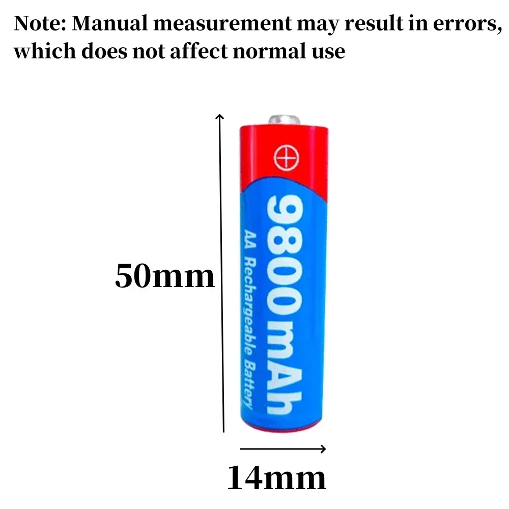 LEDライト用充電式単三電池,おもちゃのカメラ,マイク,高品質,1.5v,9800mah