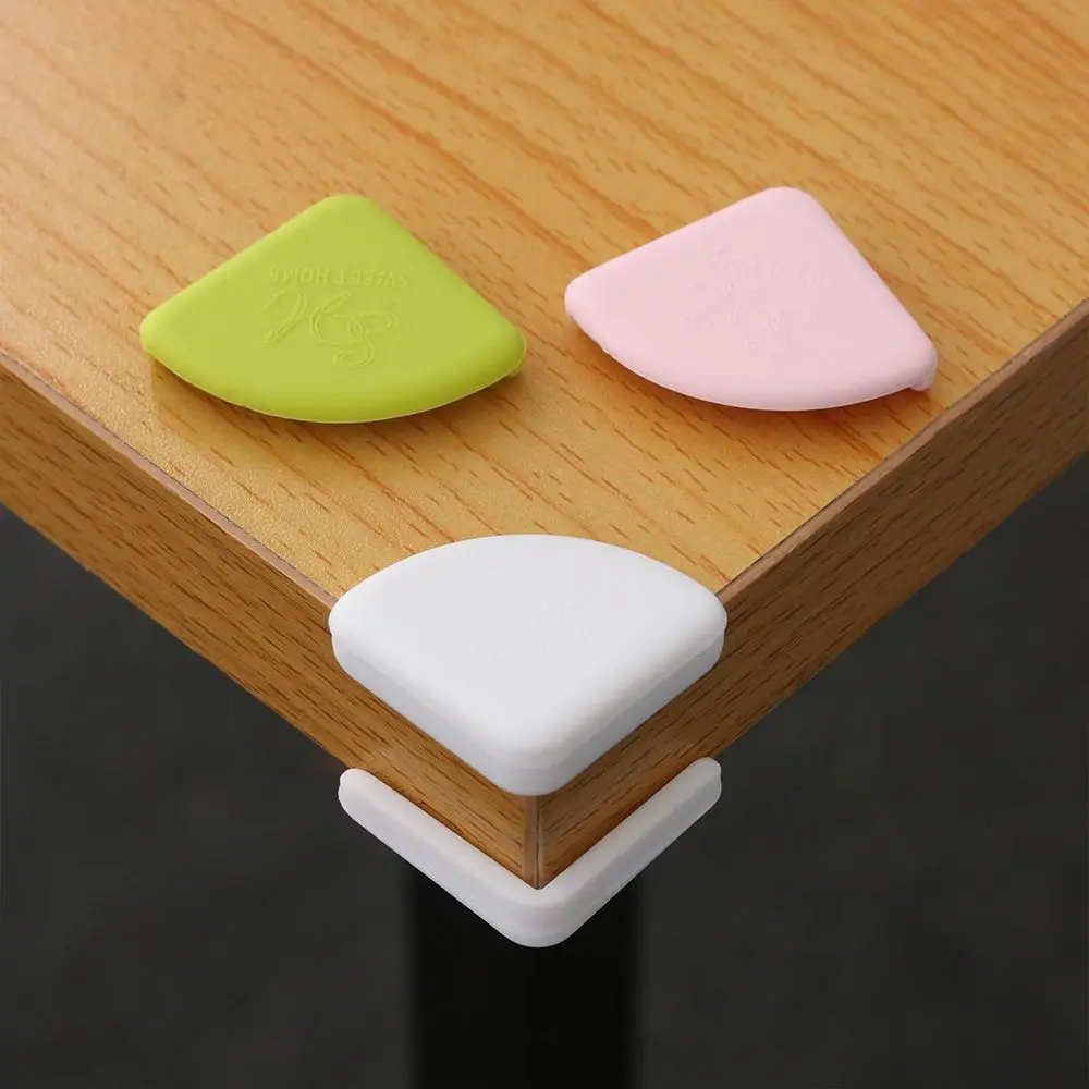 1/4pcs Silicone Protector Table for Baby Desk Corner Edge Protection Cover Guard Kids Thickened Bumper Children Safety Security