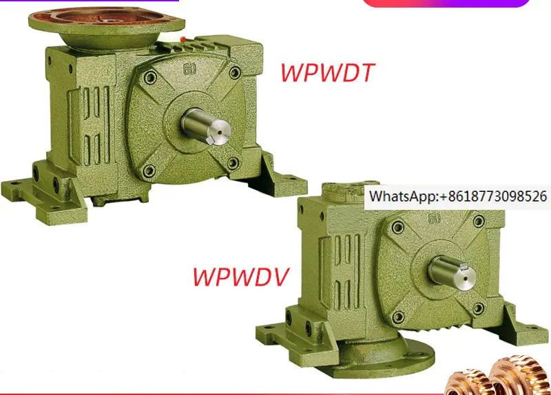 WPWDT worm gear reducer WPWDV turbine reducer small vertical transmission WPWDT/WPWDV Specification: 80