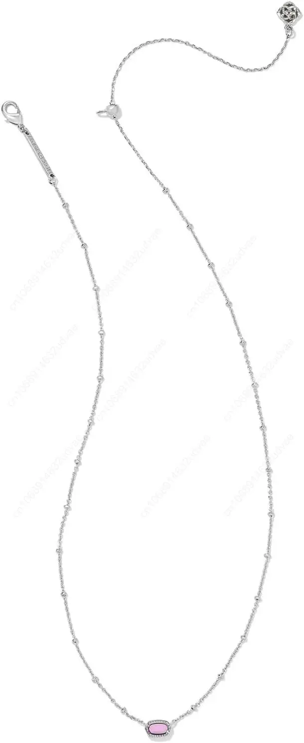 قلادة Scott Mini Elisa المطلية بالذهب عيار 14 قيراط على شكل قمر صناعي قصير، مجوهرات عصرية للنساء