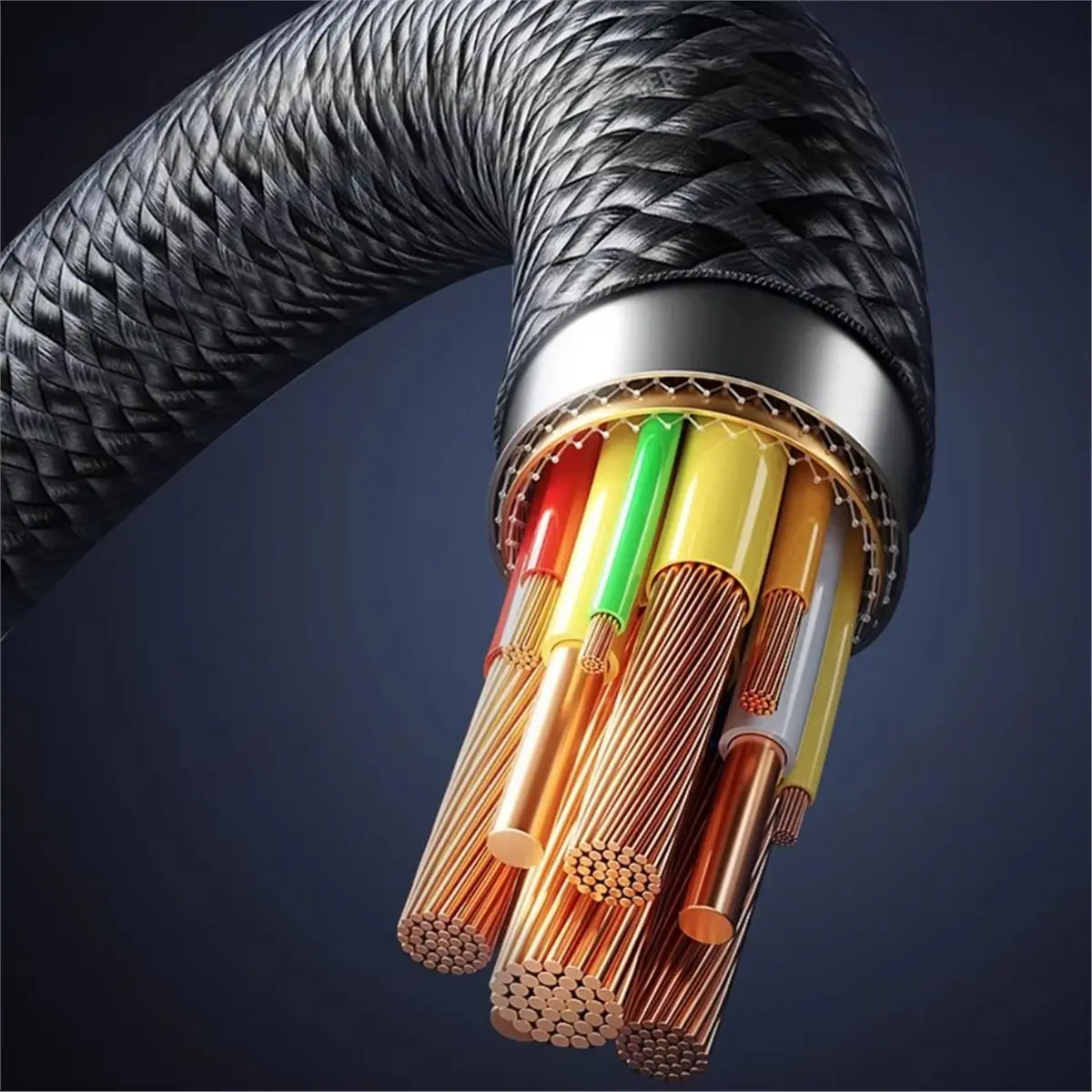 Type C to DC Power Boost Cable USB-C to 5V-28V Adjustable Voltage Charging Cord 34pcs DC Plug Jack Laptop Connectors