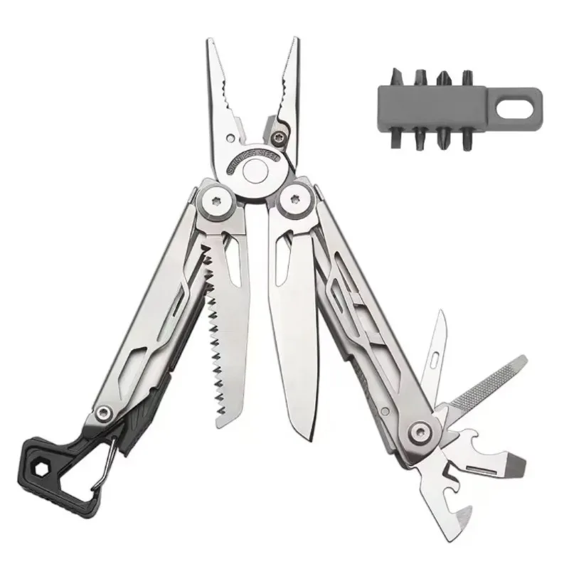 23 IN 1 Multi-function Pliers Replaceable Parts Multi Mini Hand Tool Set Multi-tools Pocket Folding Knives EDC Survival
