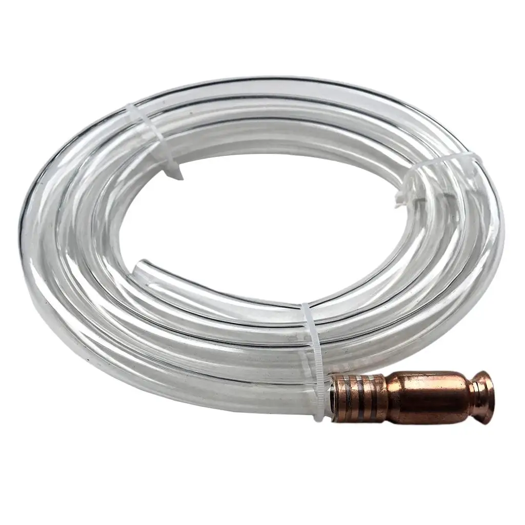 Plumber Siphon - Universal Gas, Oil, Potable Water - of Hose & Fits Any Hose,