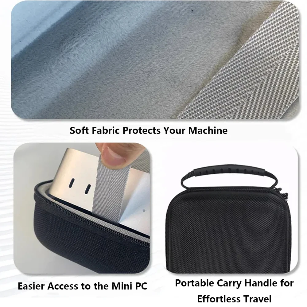 Protective Carrying Case for MINISFORUM UM870Slim Mini PC Enclosure Bag Mini PC Shockproof Case ( Case Only)