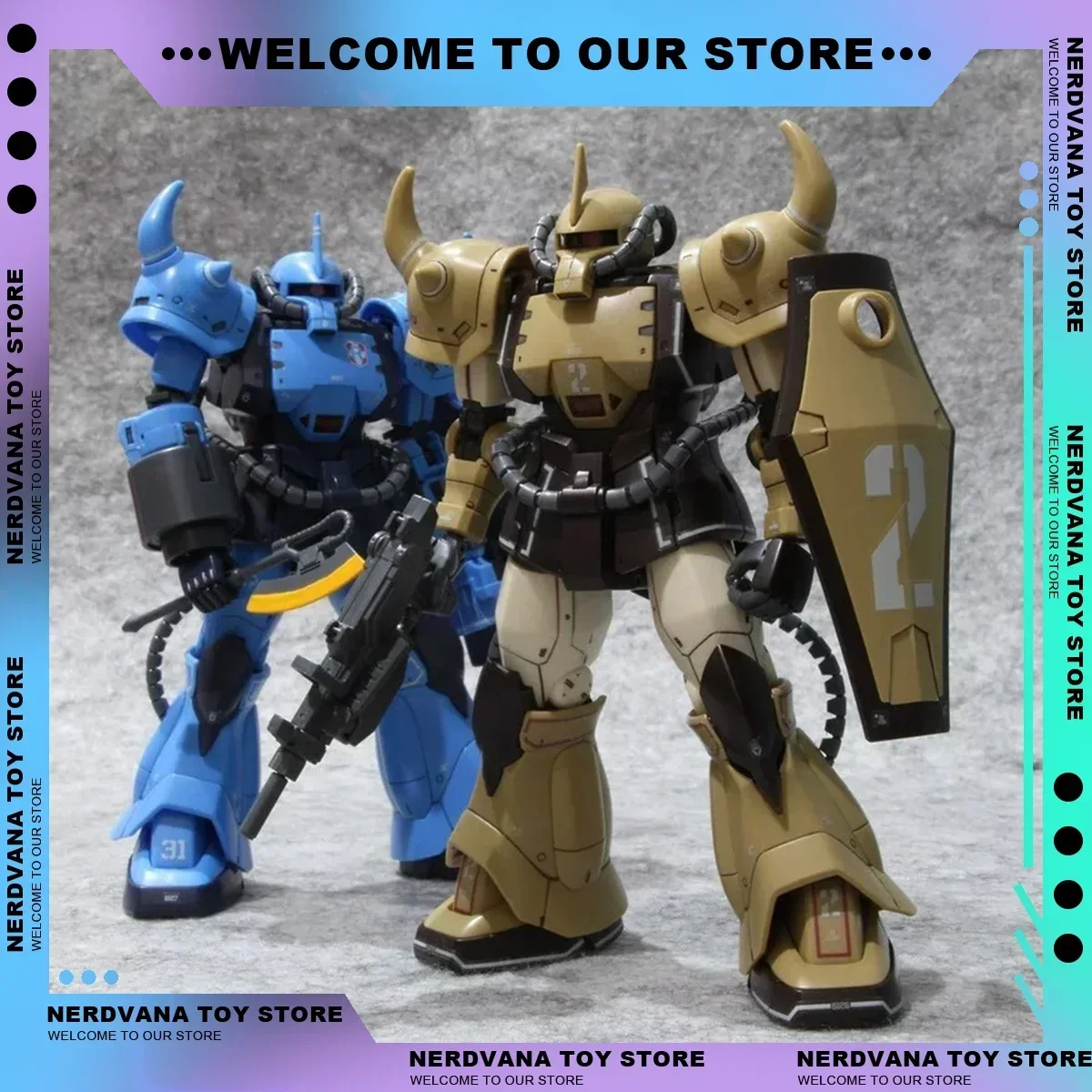 WEIMEI Assembly Model Kit Prototype Gouf GTO MSD Mobility Demonstrator Sand Color Action Figure Toy Christmas gift mode