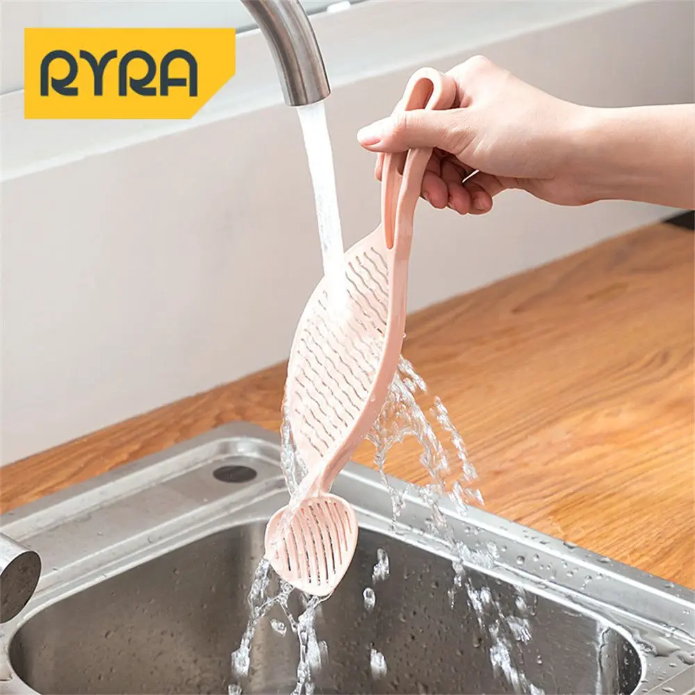 Water Draining And Rice Washing Hollow Rice Washing And Rice Blocking Board Noodle Fruit Cleaner Multifunctional Colander Tools