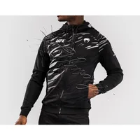 2026 Otoño/Invierno nuevo entusiasta del entrenamiento de boxeo Sudadera con capucha con cremallera UFC traje de boxeo especial de lucha conjunto de moda para hombres