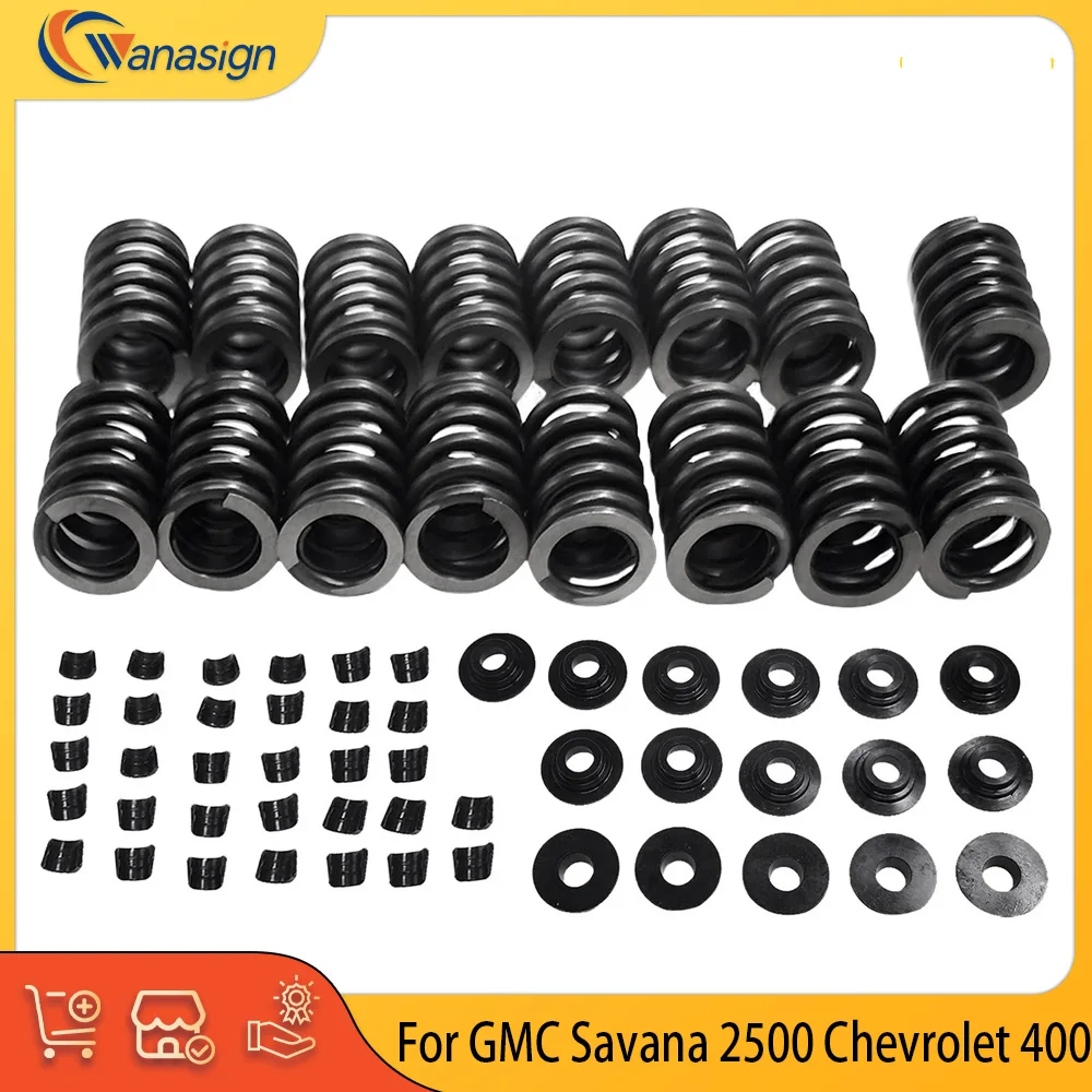 Engine Parts Valve Seals and Style Valve Springs Fit For GMC Savana 2500 Chevrolet 400 12482063, ERV-880 ER-3974R EHC-555R