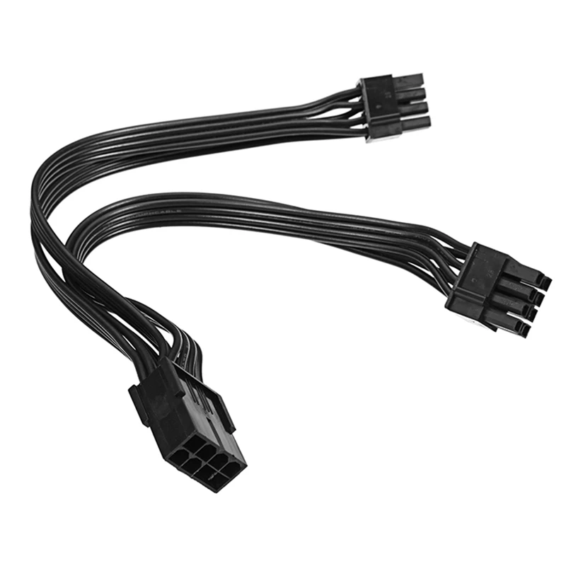 10 buah 20Cm kartu grafis 8 Pin perempuan ke 2X8P(6 + 2)Pin perpanjangan kabel listrik pria Pcie Express 4 garis konektor kabel