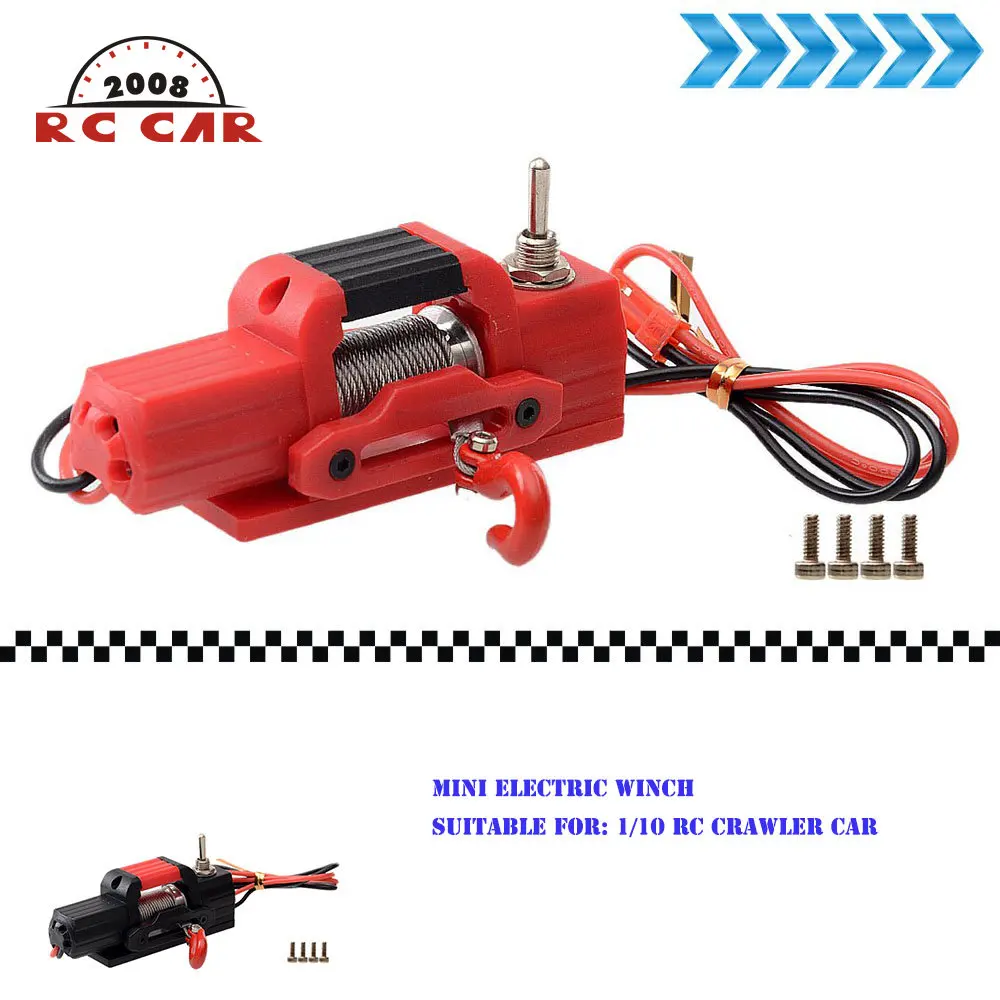 

90046 Plastic Mini Electric Winch W/inch FOR RC Rock Crawler CAR Tamiya CC01 SCX10 D90 D110 TF2 TRX-4 TRX4 T4