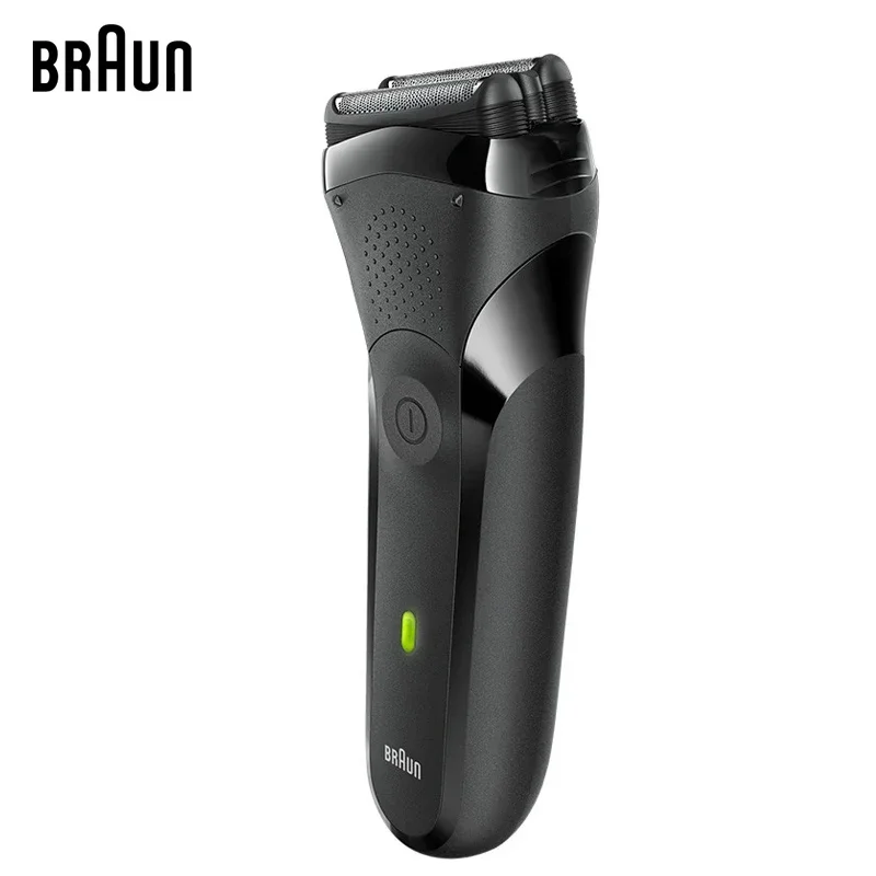 Braun 301S Men\'s Electric Shaver 3 Floating Head Safety Shaving Rechargeable Waterproof Electric Foil Razor Series 3 Black