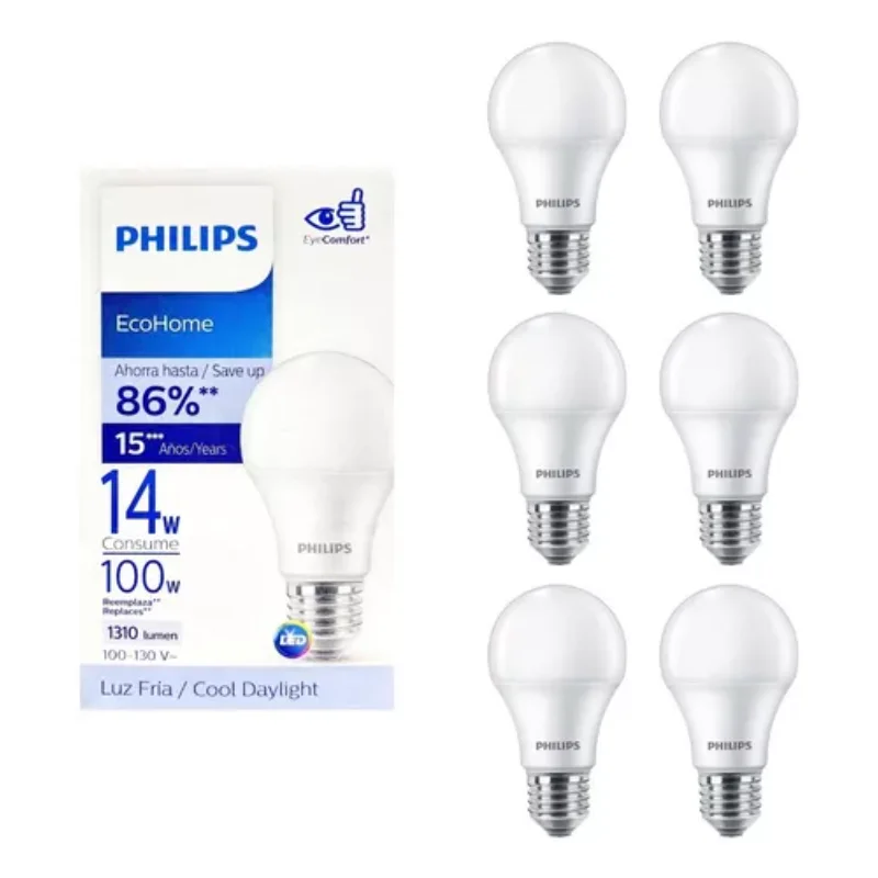 6 14W   6500K household spotlight cold light source set