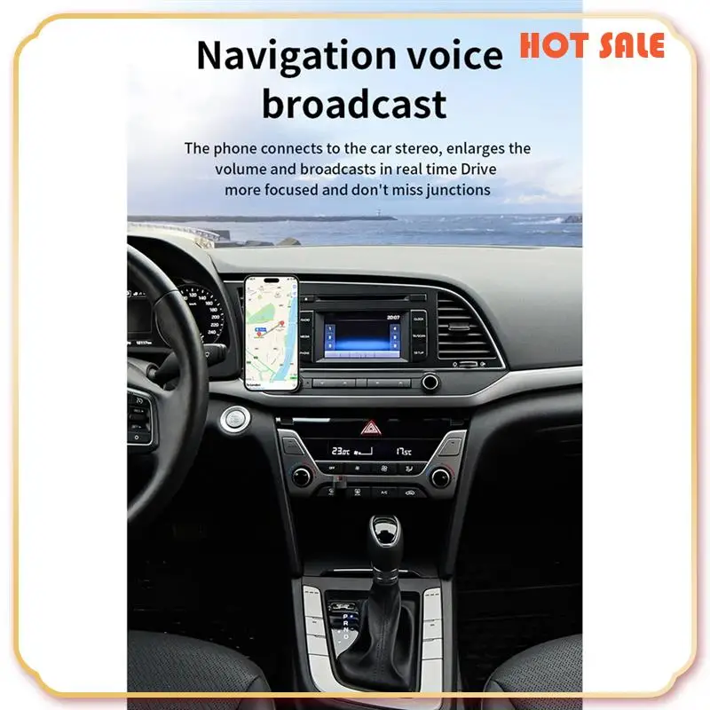 ABFA Car Bluetooth 5.4 Aadapter FM USB Transmitter Receiver Handsfree Call Auto LED Display Audio Music Wireless Receiver